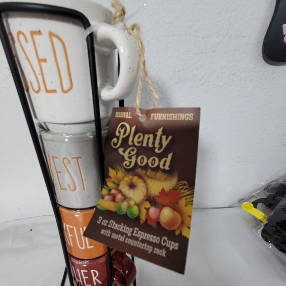 Plenty Good 3 oz Stacking Expresso Cups 4 pcs NWT - Picture 3 of 4